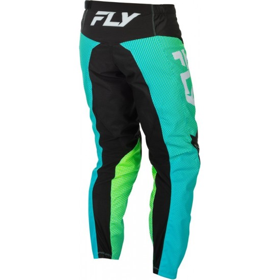 Calças Fly Racing F16 Aqua / Black / White