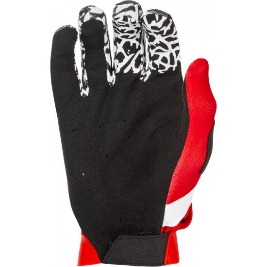 Luvas Fly Racing Pro Lite DBK Special Edition Black / White / Red