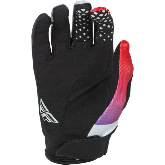 Luvas Fly Racing Kinetic Gray / Red / Purple / Black
