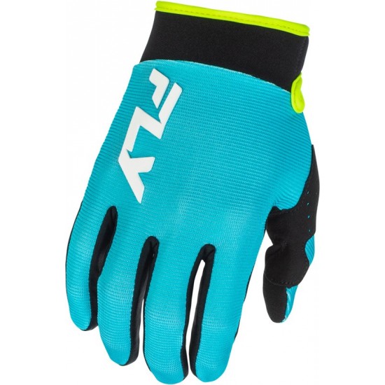 Luvas Fly Racing F16 Aqua / Black / White