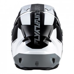 Capacete Fly Racing Kinetic Crest Black / White / Grey