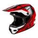 Capacete Fly Racing Kinetic Crest Red / Black / White