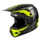 Capacete Fly Racing Kinetic Crest Grey / Black / Hi-Vis Yellow