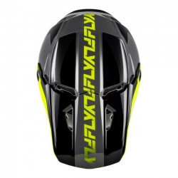 Capacete Fly Racing Kinetic Crest Grey / Black / Hi-Vis Yellow