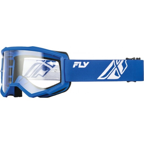 Óculos Fly Racing Focus Blue / White