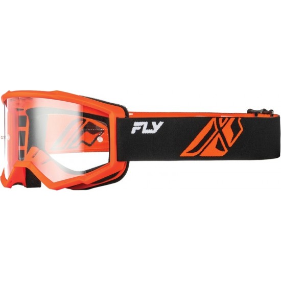 Óculos Fly Racing Focus Black / Orange