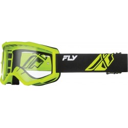 Óculos Fly Racing Focus Black / Yellow Neon
