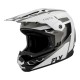 Capacete Fly Racing Kinetic Sync White / Black / Grey
