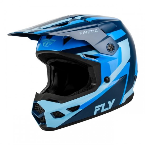 Capacete Fly Racing Kinetic Sync Navy / Blue / Light Blue