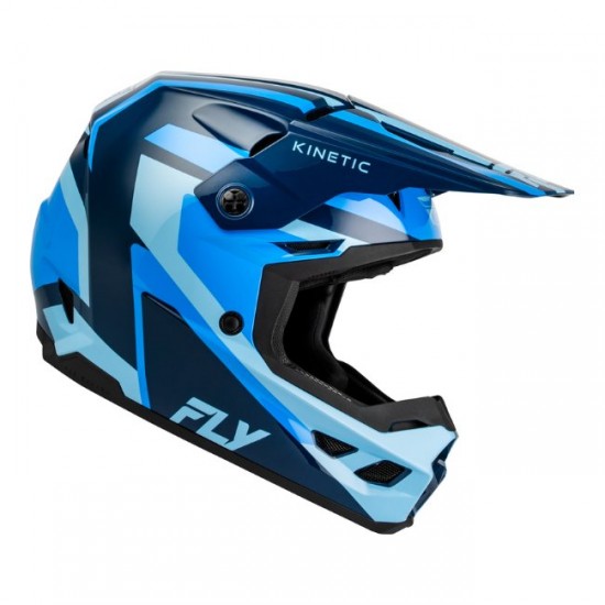 Capacete Fly Racing Kinetic Sync Navy / Blue / Light Blue