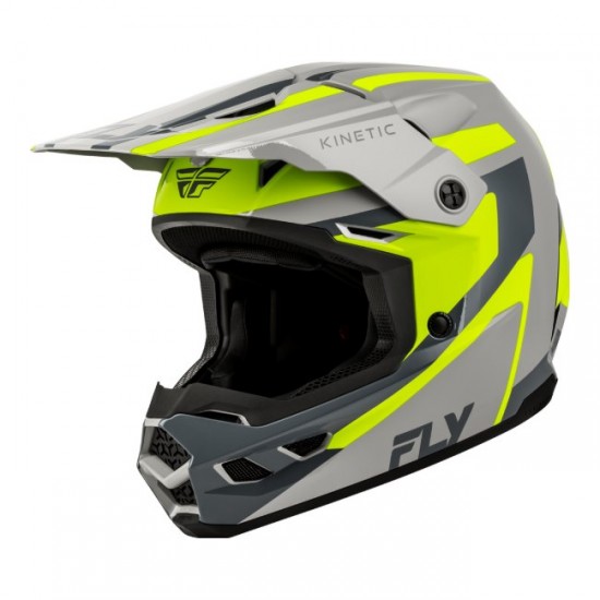 Capacete Fly Racing Kinetic Sync Grey / Hi-Vis