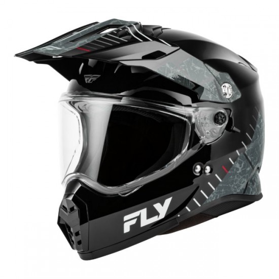 Capacete Fly Racing Trekker Granite Black / Grey