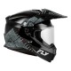 Capacete Fly Racing Trekker Granite Black / Grey