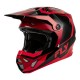Capacete Criança Fly Racing Formula CP Charge Black / Red