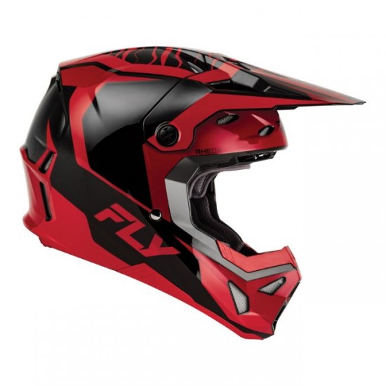 Capacete Criança Fly Racing Formula CP Charge Black / Red