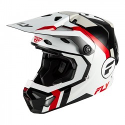 Capacete Criança Fly Racing Formula CP Seal White / Black / Red