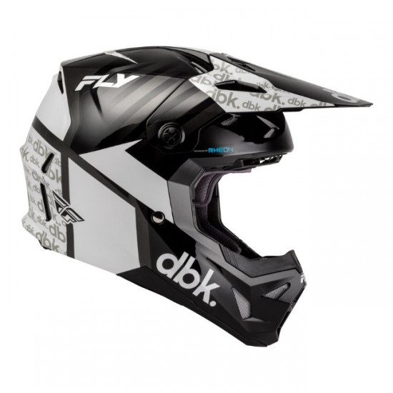 Capacete Criança Fly Racing Formula CP DBK Black / White / Grey