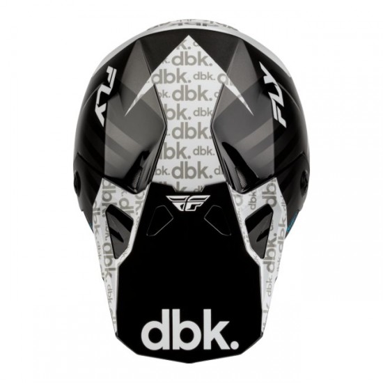 Capacete Criança Fly Racing Formula CP DBK Black / White / Grey