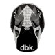 Capacete Criança Fly Racing Formula CP DBK Black / White / Grey