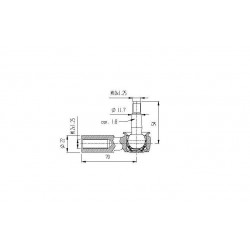 Rotula Direção Inferior Laegers Kawasaki Kfx 450