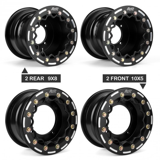 Kit Jantes Beadlock Onesix4 V9 Polaris Outlaw 525 S / Irs
