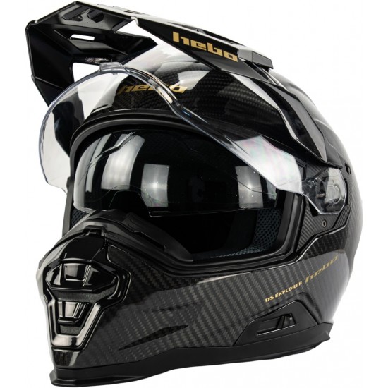 Capacete com Viseira XP-28 DS EXPLORER Carbono HEBO