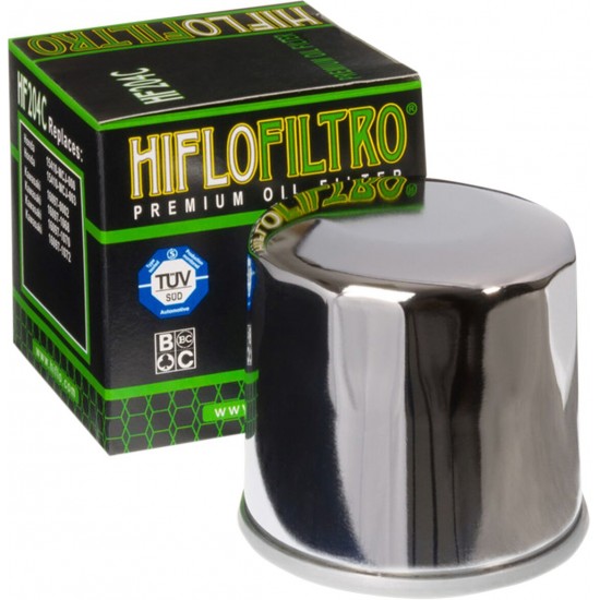 Filtro Óleo HifloFiltro Estrada Cromado / Racing Triumph