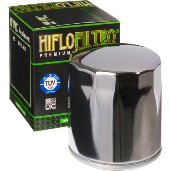 Filtro Óleo HifloFiltro Estrada Cromado / Racing Harley Davidson