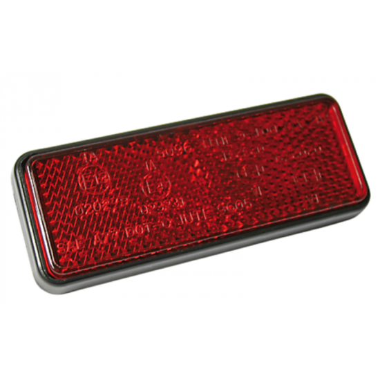 Refletor «smart» vermelho com parafuso roscado M5 (1 unidade)
