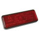 Refletor «smart» vermelho com parafuso roscado M5 (1 unidade)