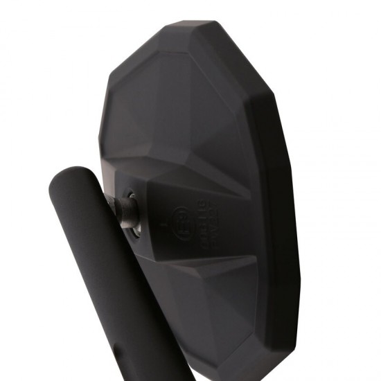 Espelho Retrovisor HIGHSIDER Straight-XL Black