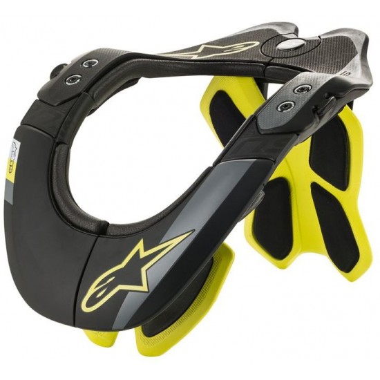 Cervical Alpinestars Bns Tech-2 Black Yellow Fluo