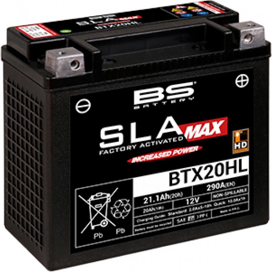 Bateria Bs Battery Btx20hl Sla Max Bateria Bs Battery Btx20hl Sla Max