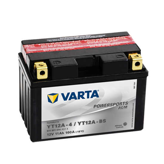 Bateria Varta Agm Yt12a-bs / Yt12a-4