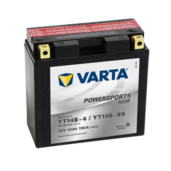 Bateria Varta Agm Yt14b-bs / Yt14b-4