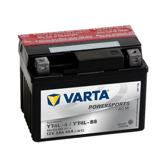 Bateria Varta Agm Yt4l-bs / Yt4l-4