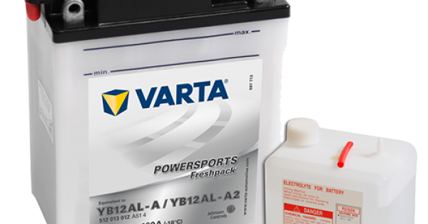 Batteria Moto UNIBAT YB12AL-A2 - 12V, 12 Ah, Per Yamaha Virago 535, XTZ 600, Tenere, FZR 600