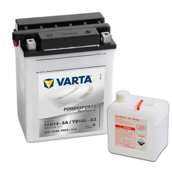 Bateria Varta Yb14l-a2 / 12n14-3a
