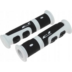 Punhos Pro Grip Atv 964 Double Density Branco / Preto