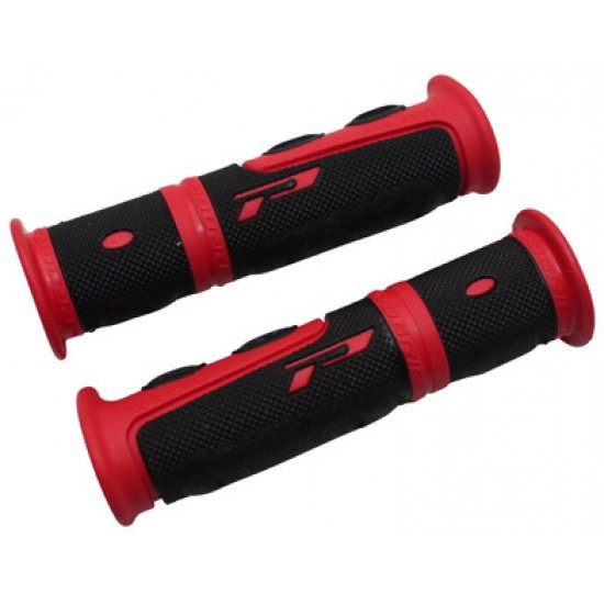 Punhos Pro Grip Atv 964 Double Density Vermelho / Preto