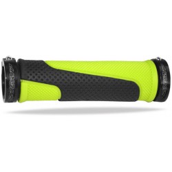 Punhos Pro Grip Atv 997 Lock On Double Density Amarelo / Preto