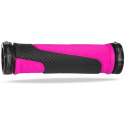Punhos Pro Grip Atv 997 Lock On Double Density Rosa / Preto