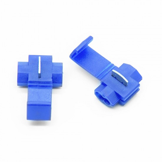 Conector Elétrico Rápido Azul - 0.75mm A 2.5mm (pack De 10)