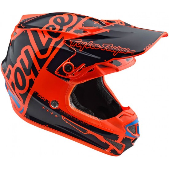 Capacete Tld Se4 Polyacrylite Factory Orange