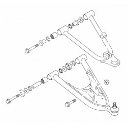 Kit Casquilhos Bronze Triângulos Yamaha (12 Unidades)