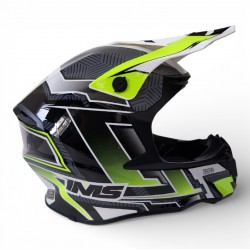 Capacete IMS Revo Black / Yellow Fluo / White