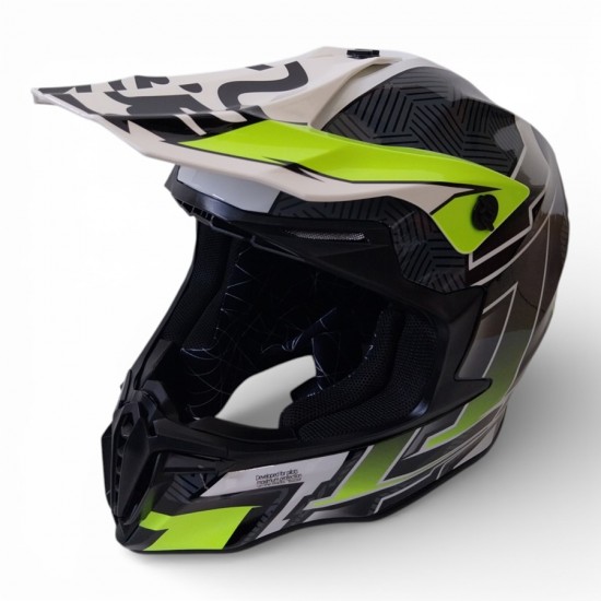 Capacete IMS Revo Black / Yellow Fluo / White