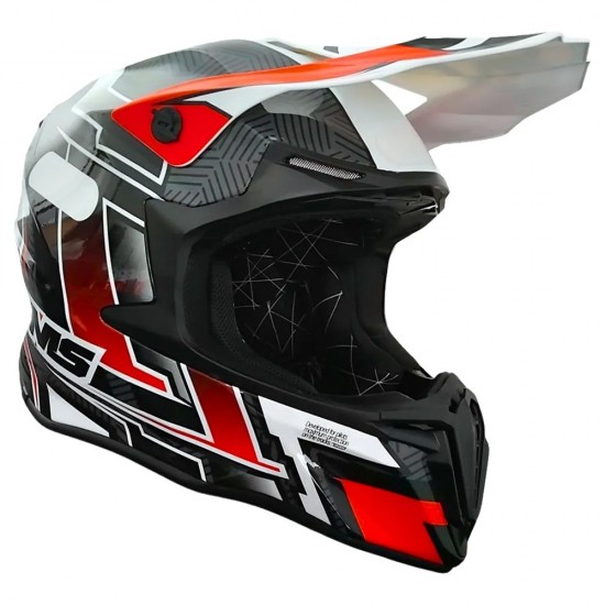 Capacete IMS Revo Black / Red / White