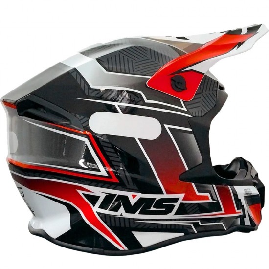 Capacete IMS Revo Black / Red / White