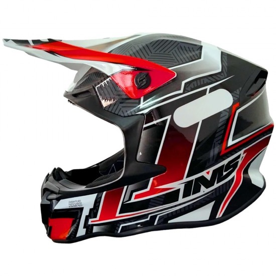 Capacete IMS Revo Black / Red / White
